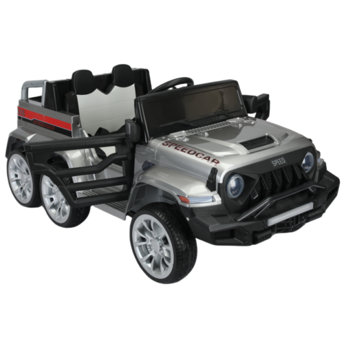 6WD Battery-Powered Kids Ride-On Truck with Remote Control and Baking Paint Finish - 24V Power Wheel
