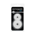 Renegade Double Stack Cock Rings 2-Pack Clear