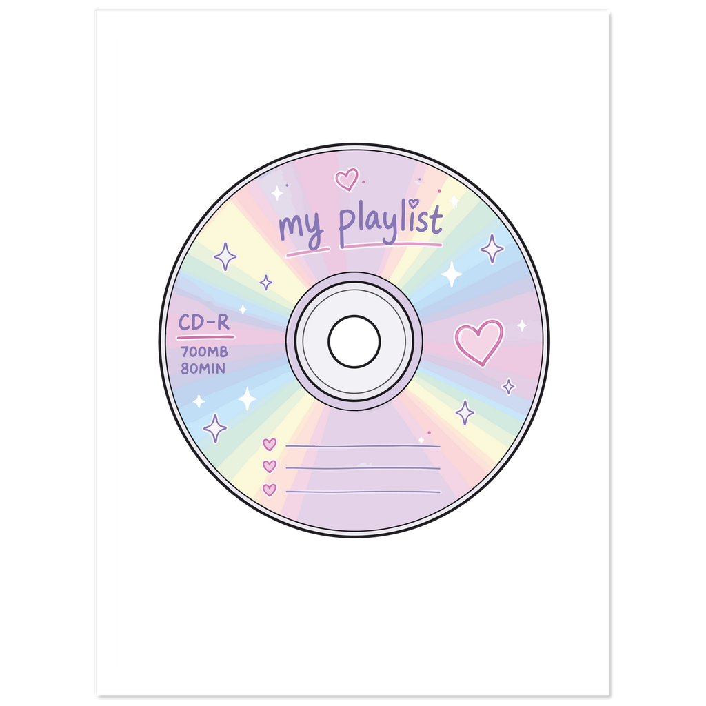 Cyber Cutie Mini Sticker Pack (3.4inch - Individual Stickers)