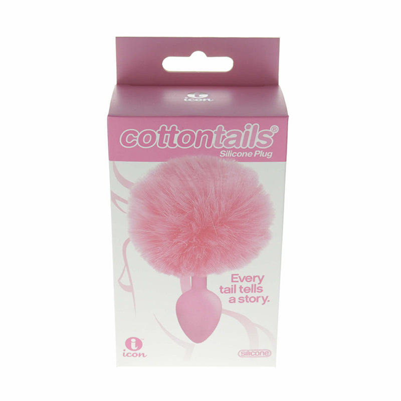 The 9's Cottontails Bunny Tail Butt Plug Pink