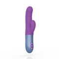 FemmeFunn Essenza Rechargeable Silicone Dual Stimulation Thrusting Vibrator Purple
