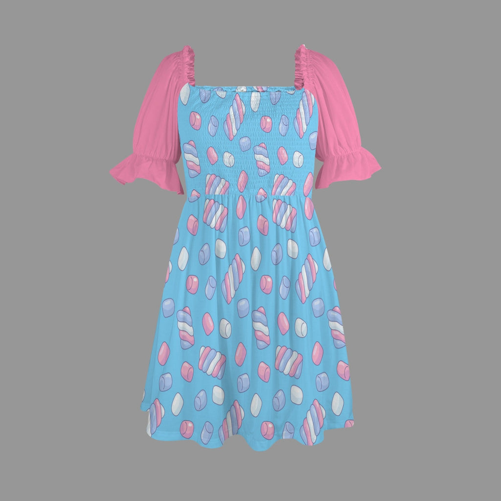 Candy Marshmallow Sweetheart Dress