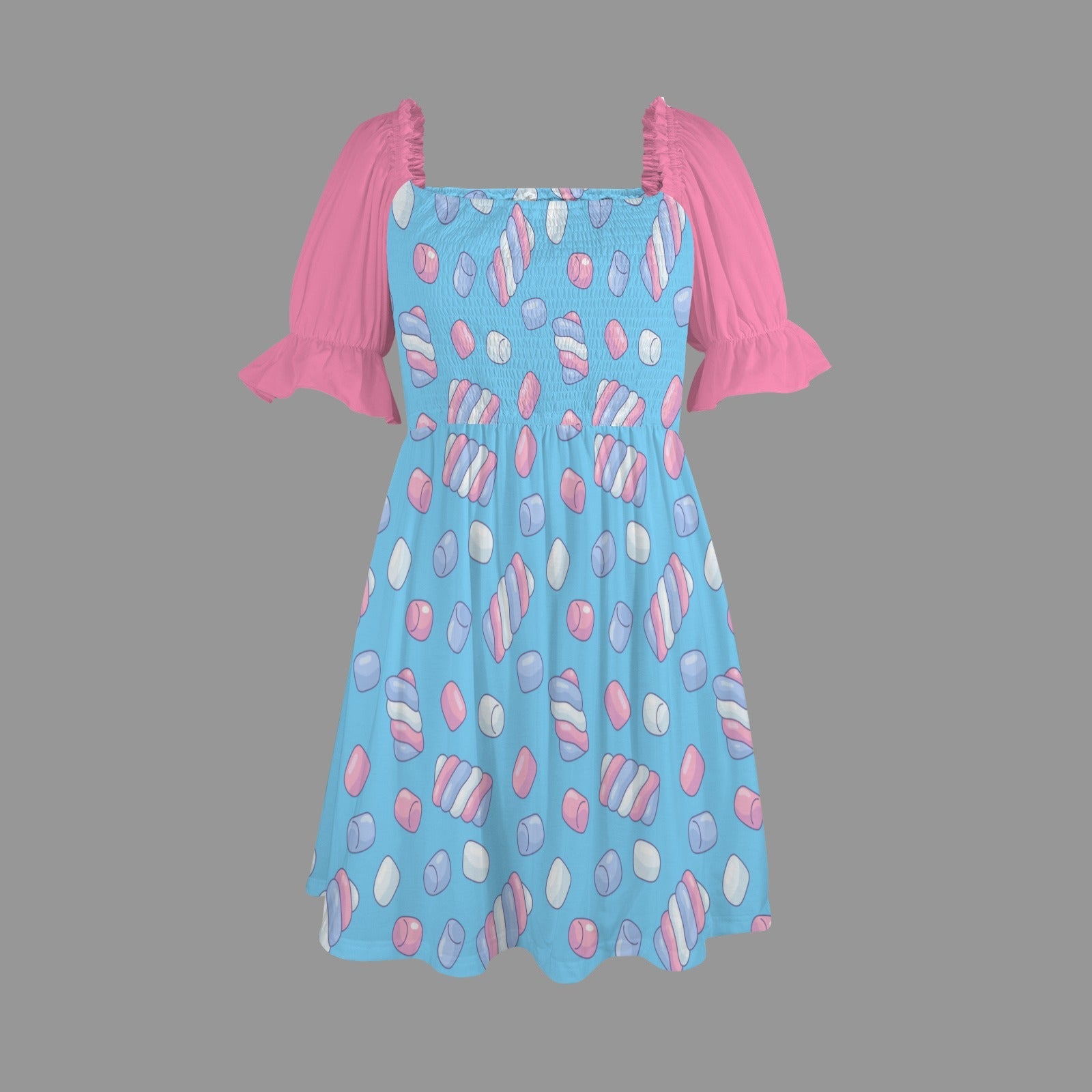 Candy Marshmallow Sweetheart Dress