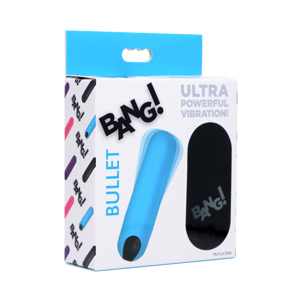 Vibrating Bullet with Remote Control (Blue)
