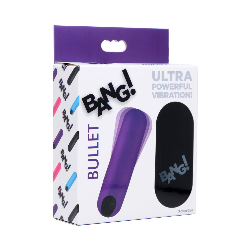 Vibrating Bullet with Remote Control (Purple)