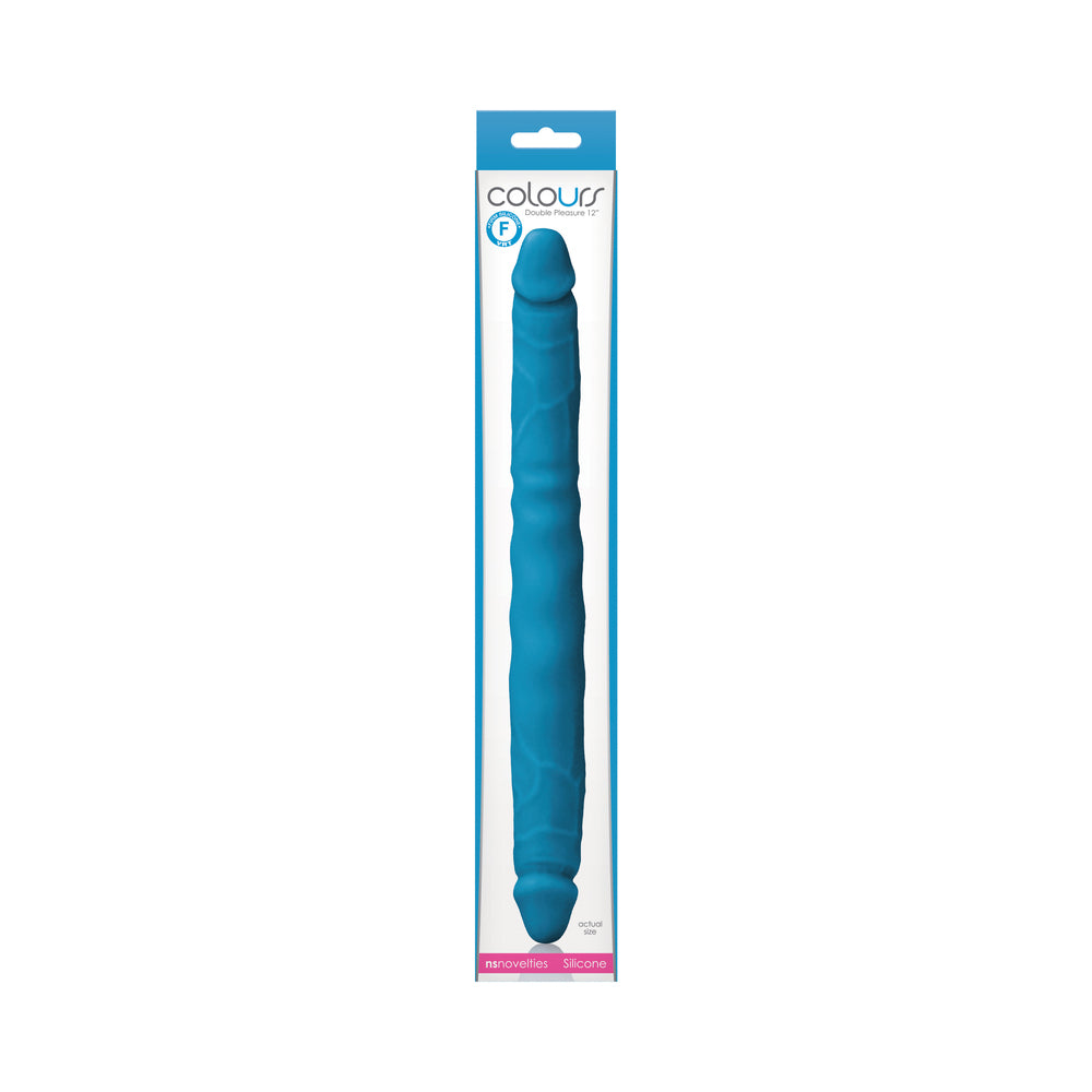 Colours Double Pleasure 12 " Dual Ended Dildo Blue