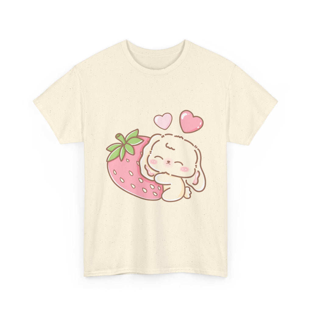 Cute Bunny Strawberry Play Tee