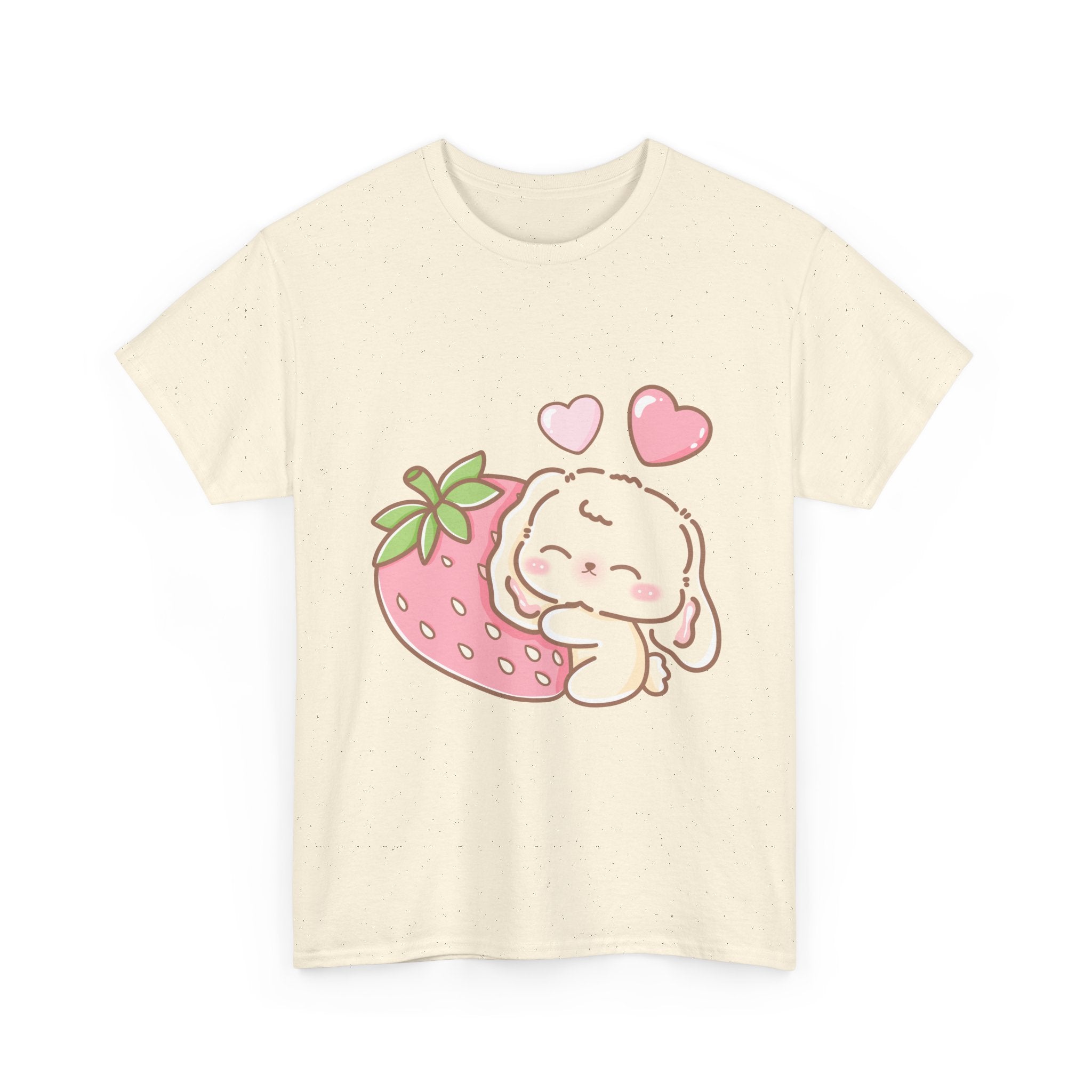 Cute Bunny Strawberry Play Tee