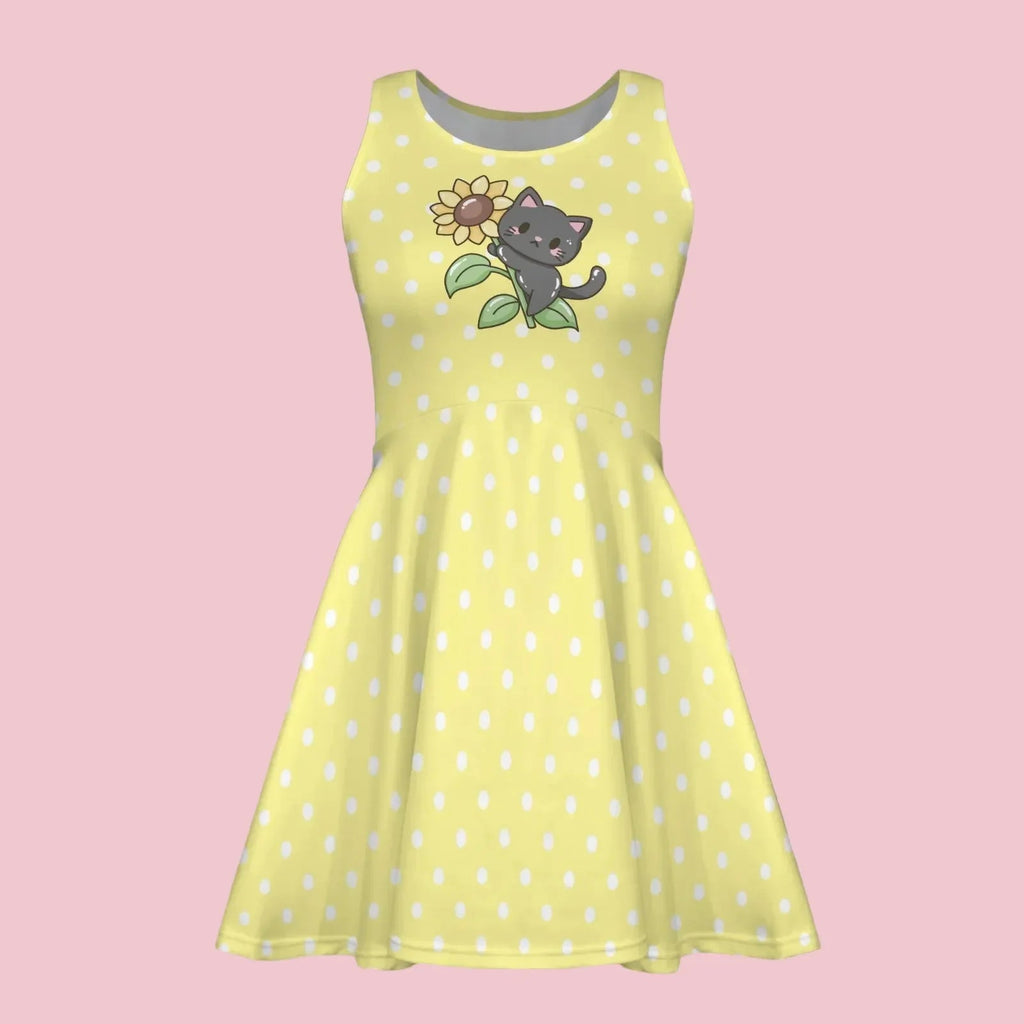 Sweet Sunflower Kitty Play Dress