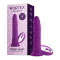 FemmeFunn Vortex Turbo Shaft 2.0 8 " Vibrating Rotating Dildo Purple