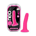 Neo Elite 6 " Silicone Dual Density Dildo Neon Pink