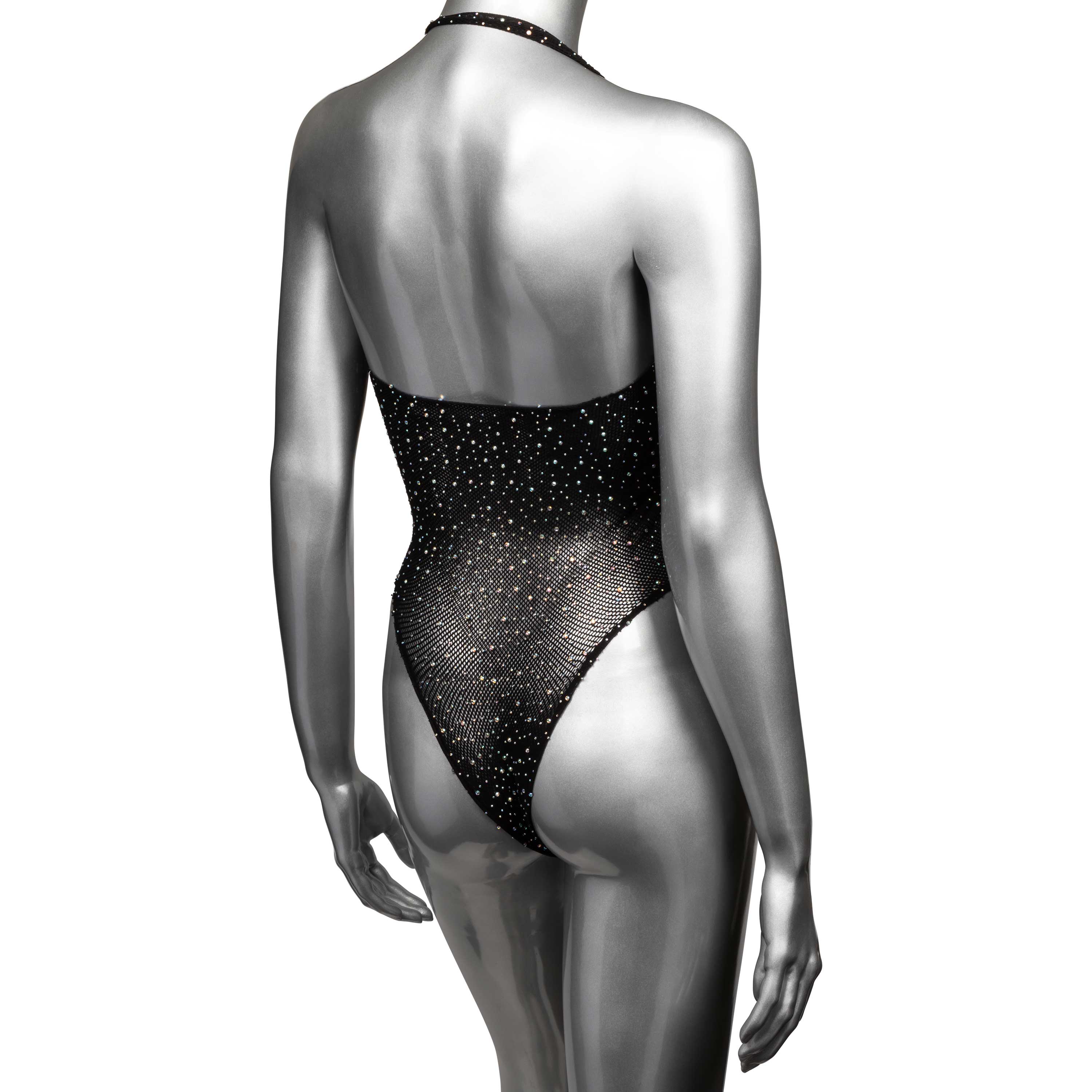 Radiance Deep Neck Body Suit - Queen - Black