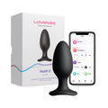Lovense Hush 2 Bluetooth Remote-Controlled Vibrating Butt Plug L 2.25 "