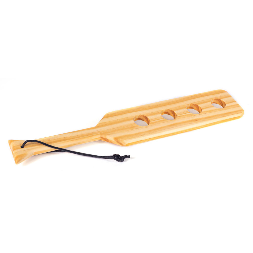 Wood Paddle With 4 Holes 15 "