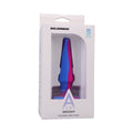 A-Play Groovy Silicone Anal Plug 5 " Multi-Colored, Pink