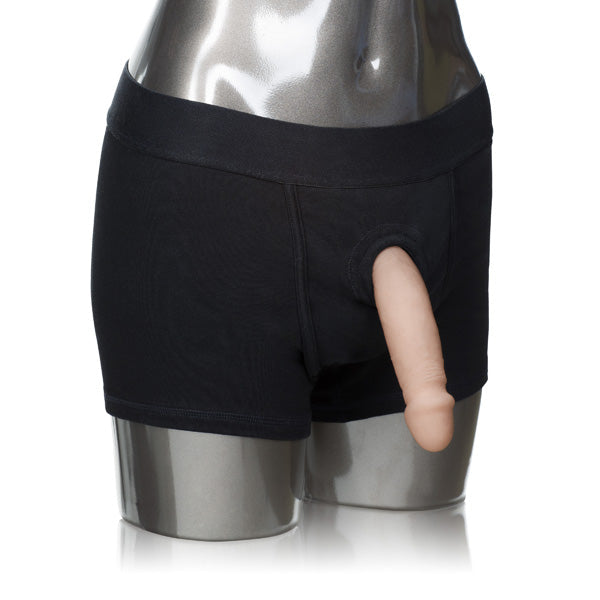 Packer Gear Boxer Brief Harness - Extra Small/Small - Black