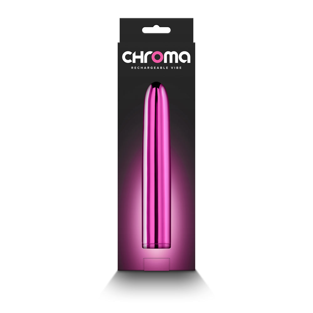 Chroma Rechargeable Vibe 7 " Pink
