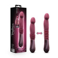 Temptasia Trixie Rechargeable 10 " Silicone Thrusting Dildo Wine