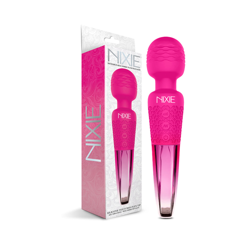 Rechargeable Wand Massager (Pink Ombre Metallic)