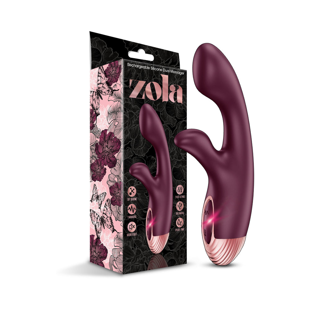 Rechargeable Silicone Dual Warming Massager