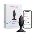 Lovense Hush 2 Bluetooth Remote-Controlled Vibrating Butt Plug Small 1.5 "