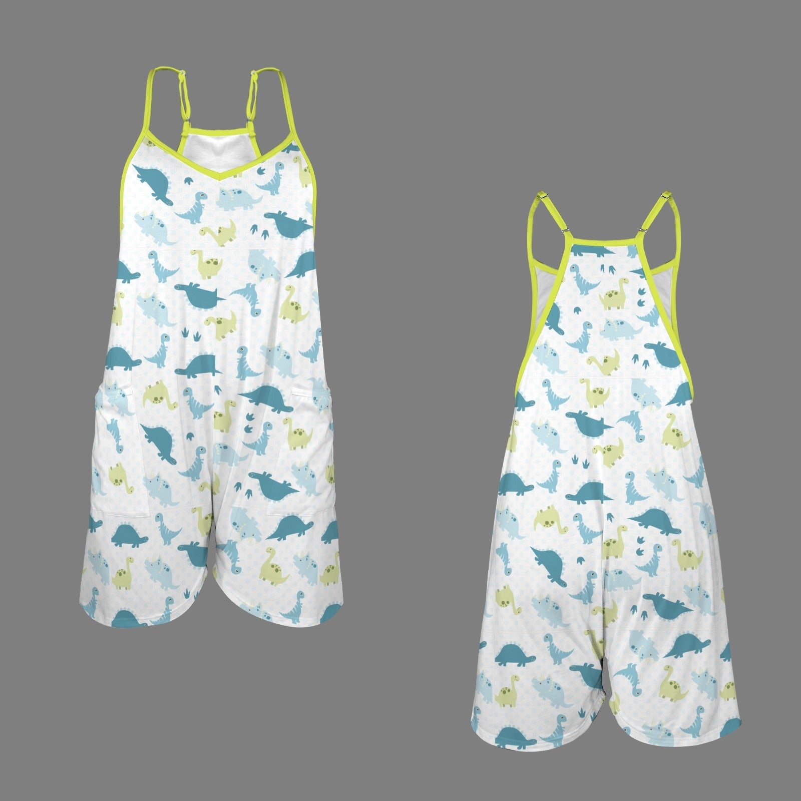 Lil Rawr Dinosaur Comfy Play Romper