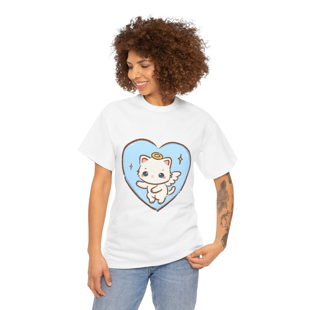 Adorable Angel Kitty Play Tee