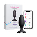 Lovense Hush 2 Bluetooth Remote-Controlled Vibrating Butt Plug Medium 1.75 "