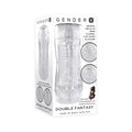 Gender X Double Fantasy Dual Entry Stroker Clear