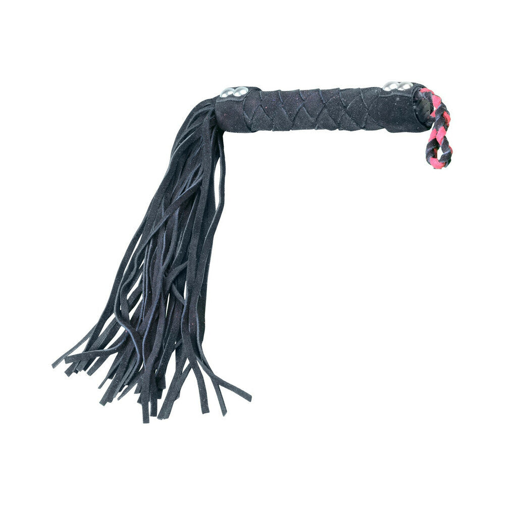 Ple'sur 15.5 " Leather Flogger Black