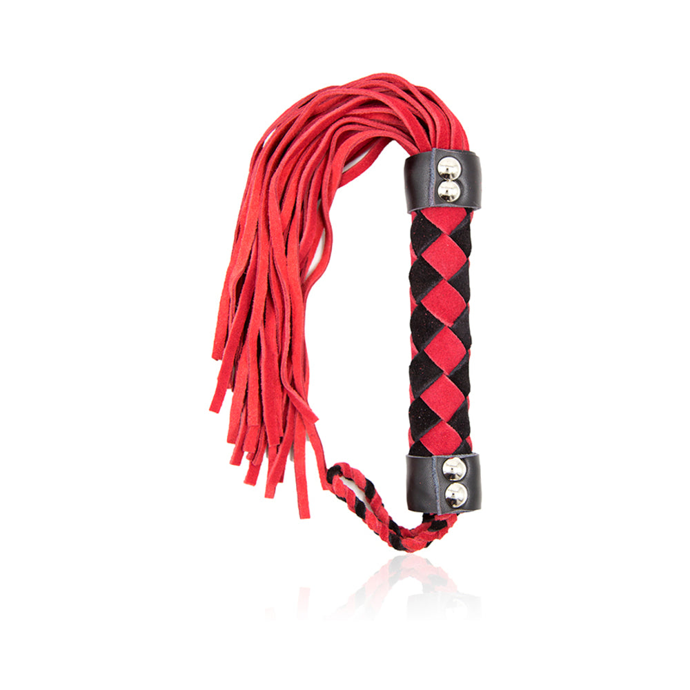Ple'sur 15.5 " Leather Flogger Red