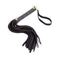 Ple'sur 11 " Mini Leather Flogger Black