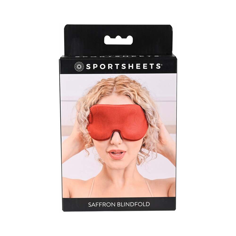 Saffron Memory Foam Blindfold