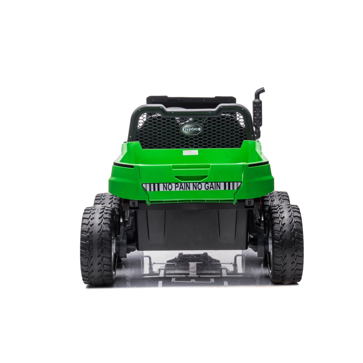 24V 6 Wheeler Magic Cars Tractor Trailer 2 Seater Ride-on with Dump Cart and Parental Remote