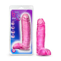 B Yours Plus Big n' Bulky 10.5 " Dildo with Balls Pink