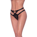 Rude Awakening Cheeky Panty (Black, L/XL)