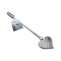 Metal Riding Crop Flaming Heart