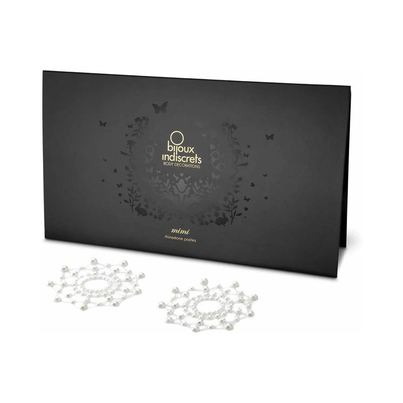 Mimi Rhinestone Pearl Circle Pasties