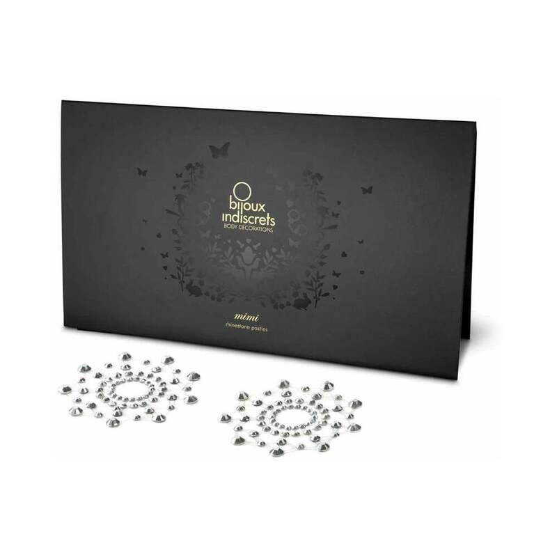 Mimi Rhinestone Pasties Circles Crystal Clear