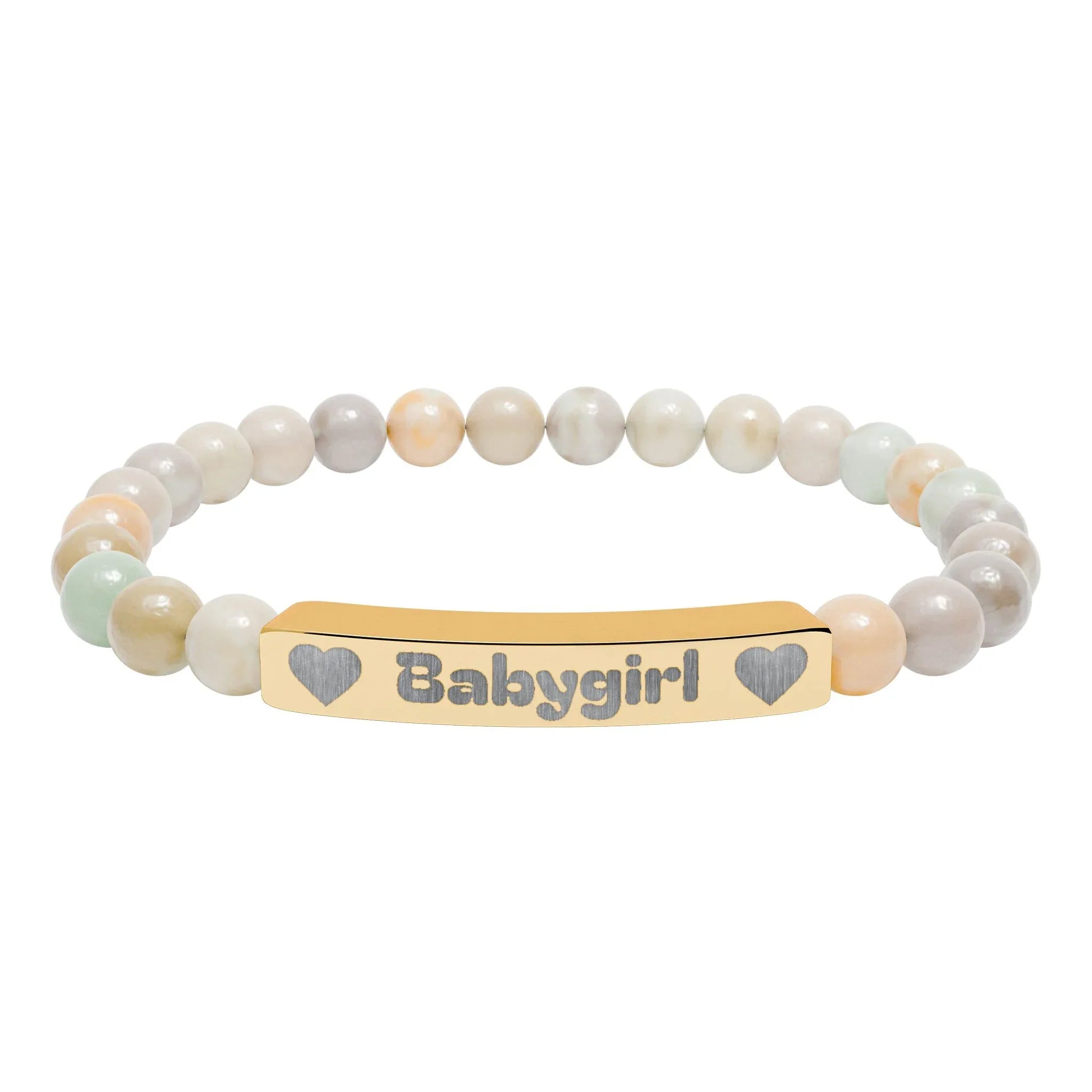 Babygirl Natural Stone Bracelet (Colors)