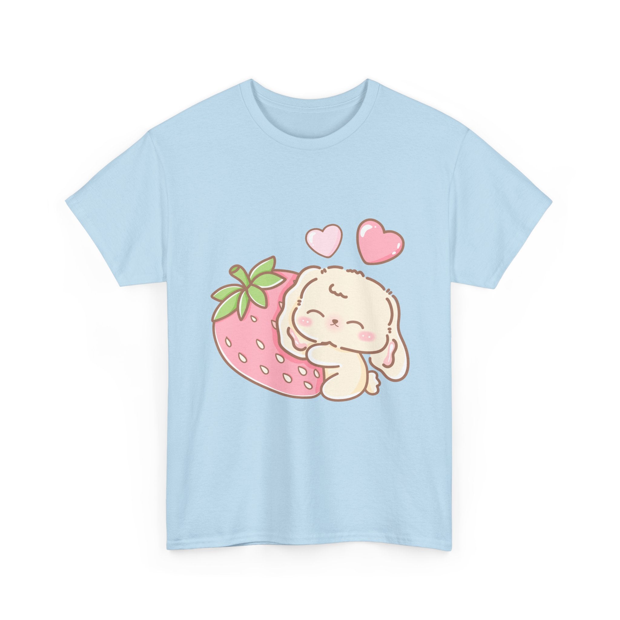 Cute Bunny Strawberry Play Tee