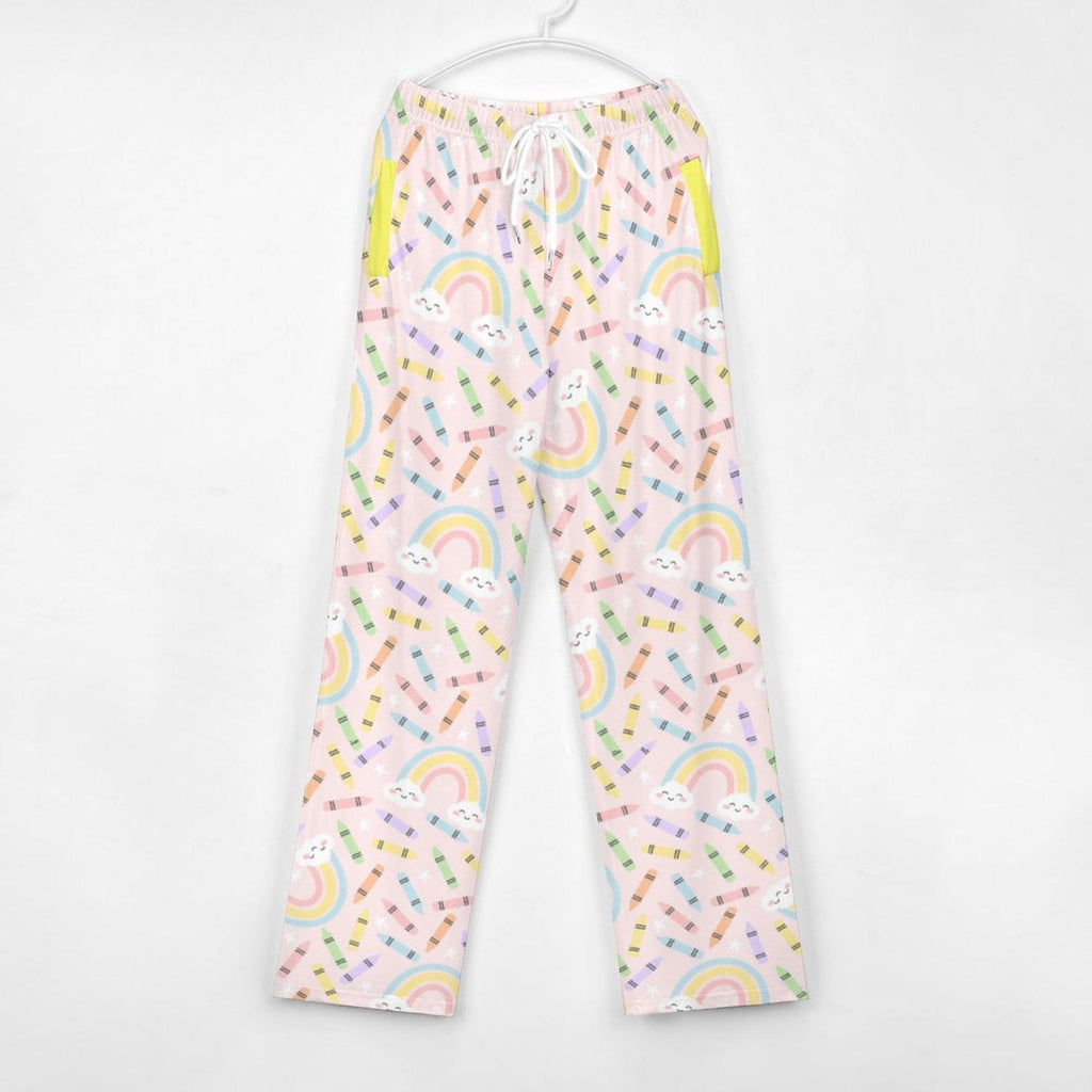 Rainbows & Crayons Unisex Cozy Pants