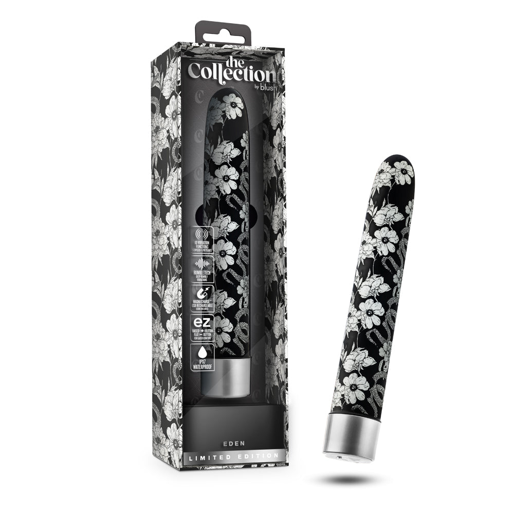 The Collection Eden Limited Edition Rechargeable 7 " Vibrator Black