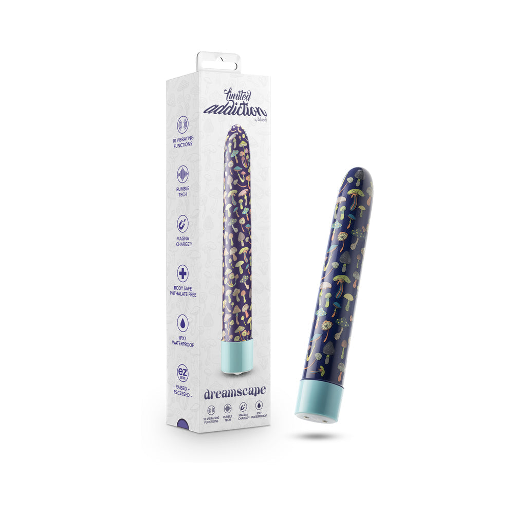 Limited Addiction Dreamscape Rechargeable 7 " Vibrator Blue