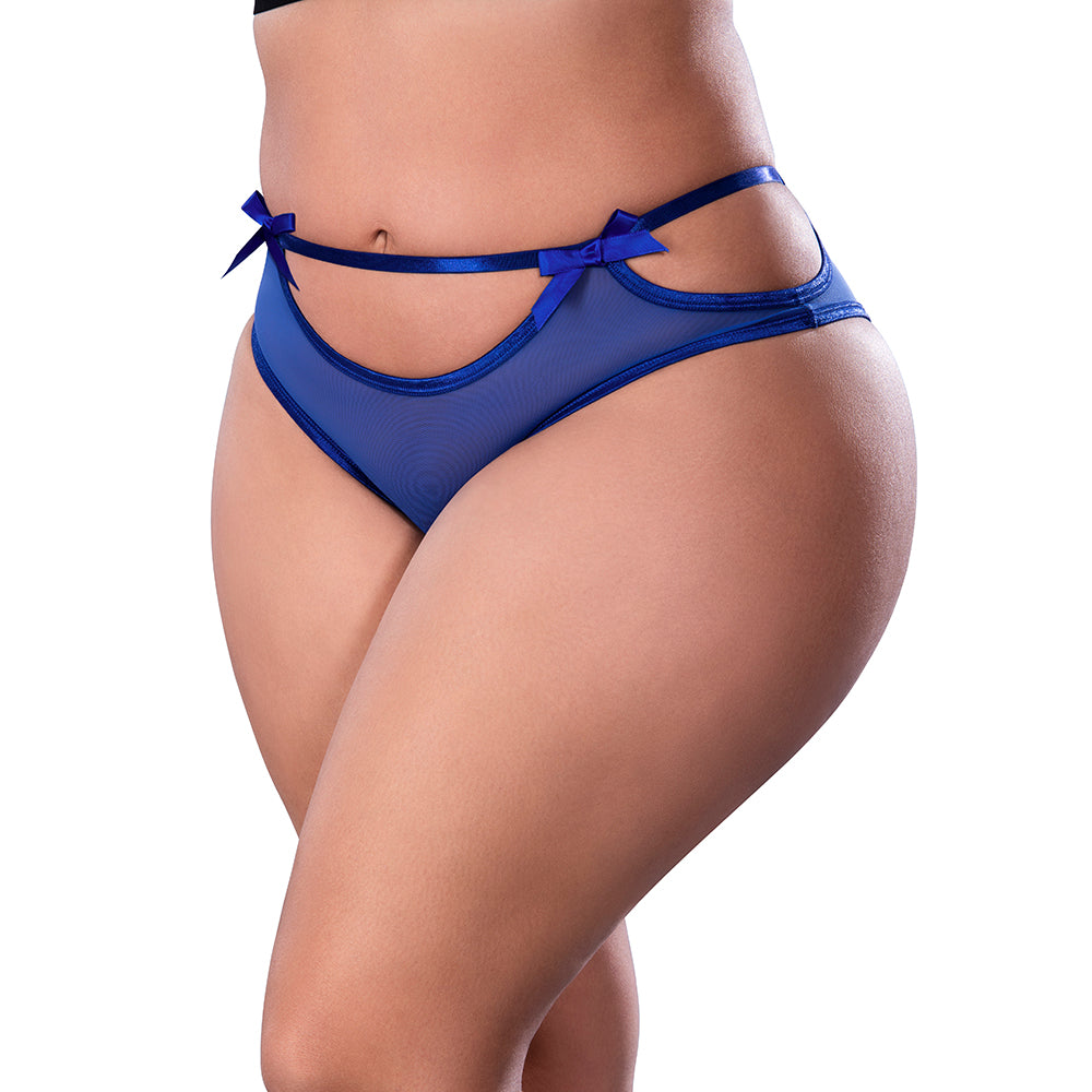 Holidaze Cheeky Boy Short (Cobalt, Queen)