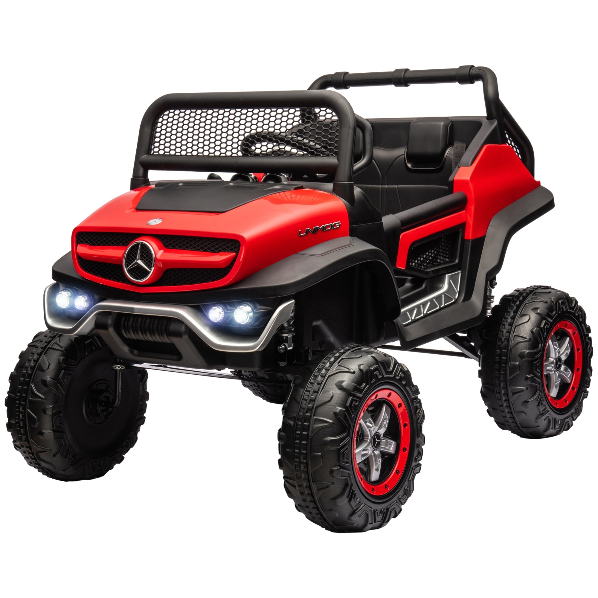 Mercedes-Benz Unimog 12V Kids Ride on Truck with Remote Control - Officially Licensed