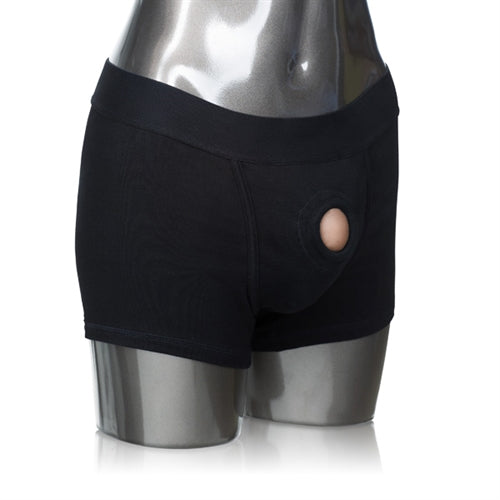 Packer Gear Boxer Brief Harness - Extra Small/Small - Black