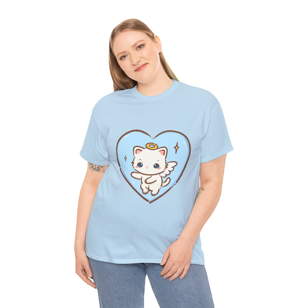 Adorable Angel Kitty Play Tee