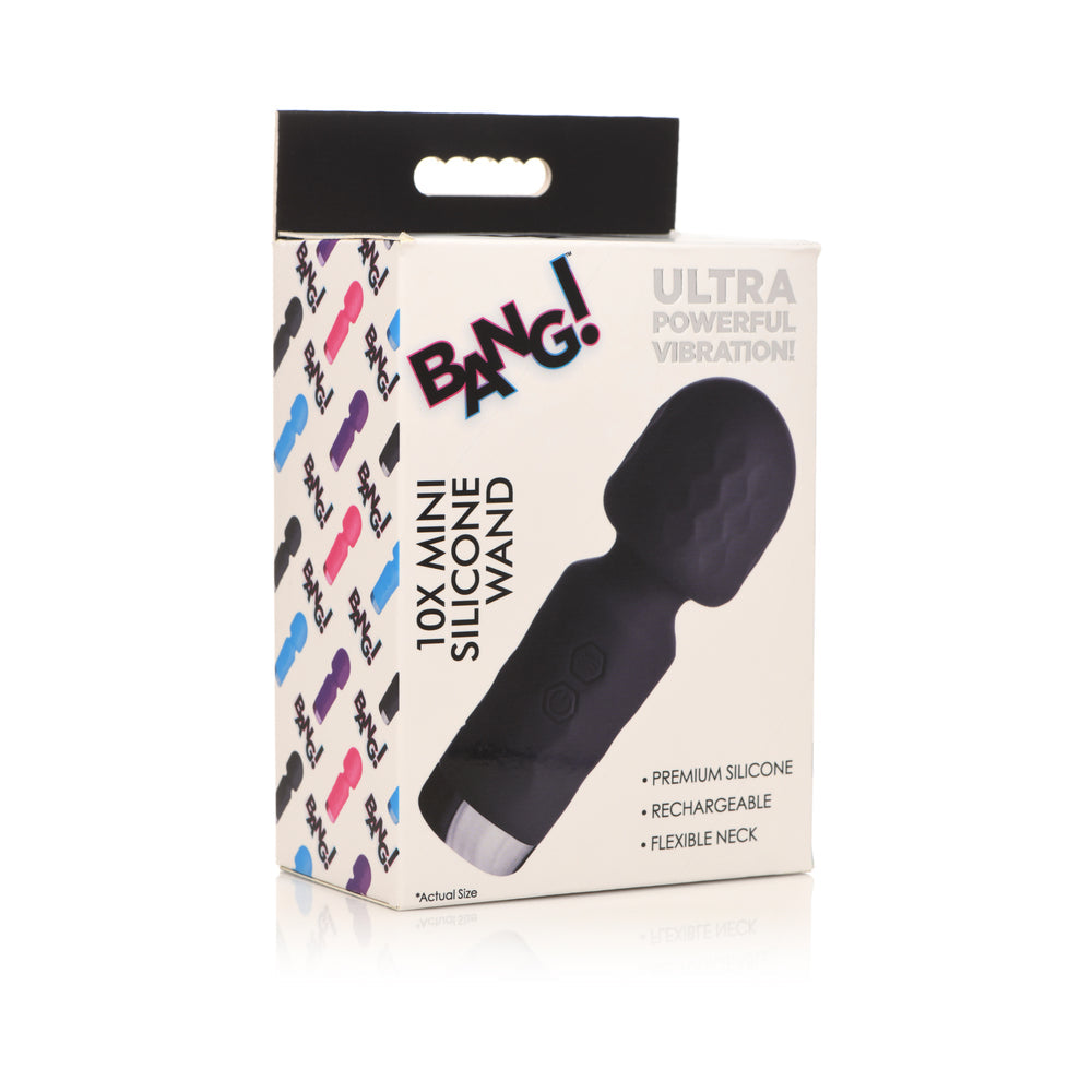 10X Mini Silicone Wand (Black)