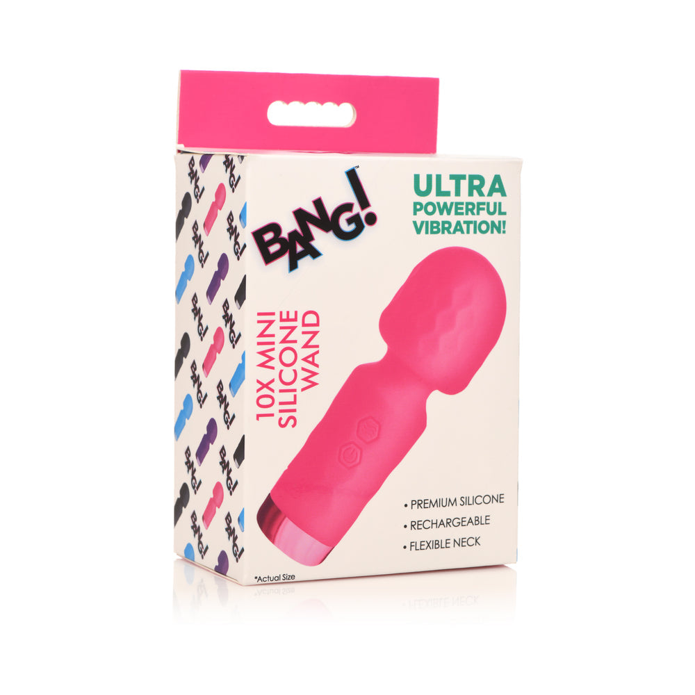 10X Mini Silicone Wand (Pink)